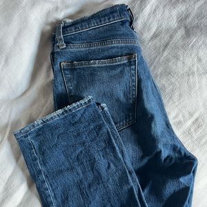 Abercrombie 90s Ultra High Straight - Dark Wash